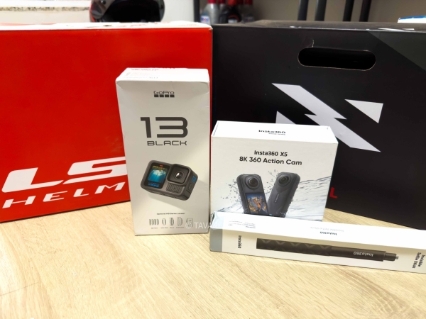 KIT MOTOVLOG INSTA X5 ou GOPRO 13